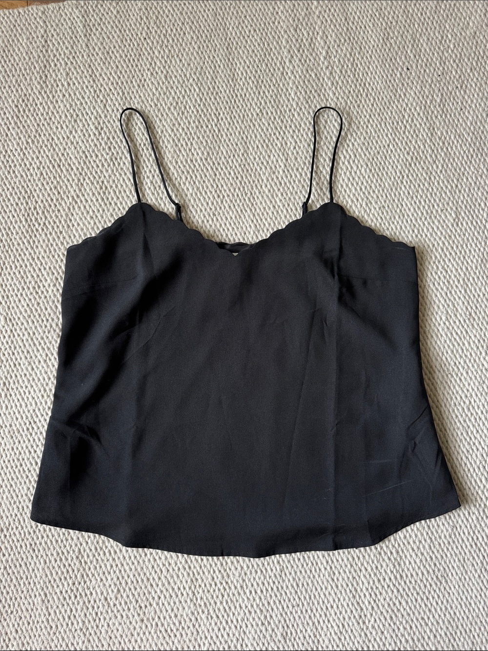 NWT J. Crew Black Spaghetti Strap Cami
